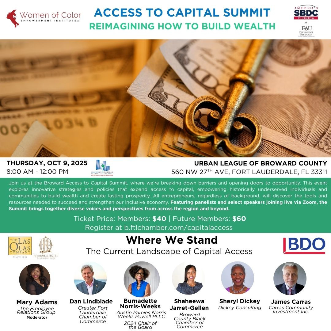ACCESS TO CAPITAL SUMMIT - REIMAGINING HOW TO BUILD WEALTH