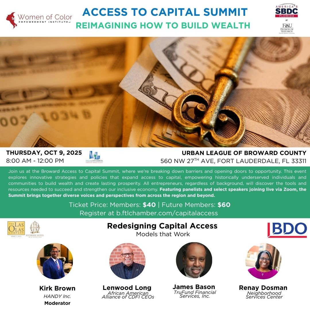 ACCESS TO CAPITAL SUMMIT - REIMAGINING HOW TO BUILD WEALTH